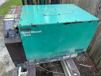 Onan 7500 diesel generator