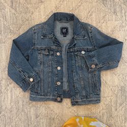 Girls Gap Jeans Classic Denim Jacket Size XS (4/5) 