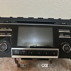 2016 NISSAN ALTIMA RADIO AM FM CD PLAYER RECEIVER