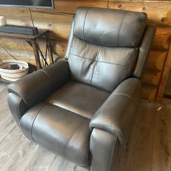 leather reclining chair with seat warmer