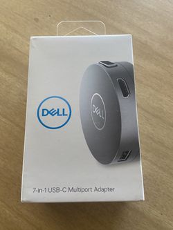 Dell 7 in 1 USB Multiport Adapter Model DA New In A Box Never