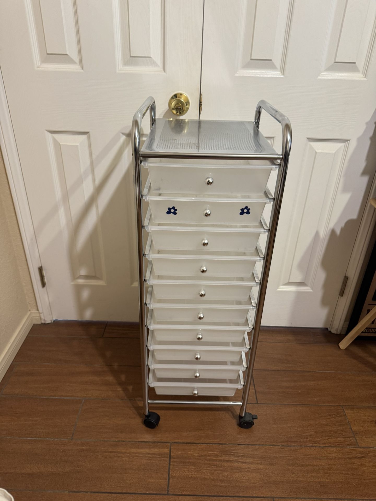 Craft Cart With 10 Drawers