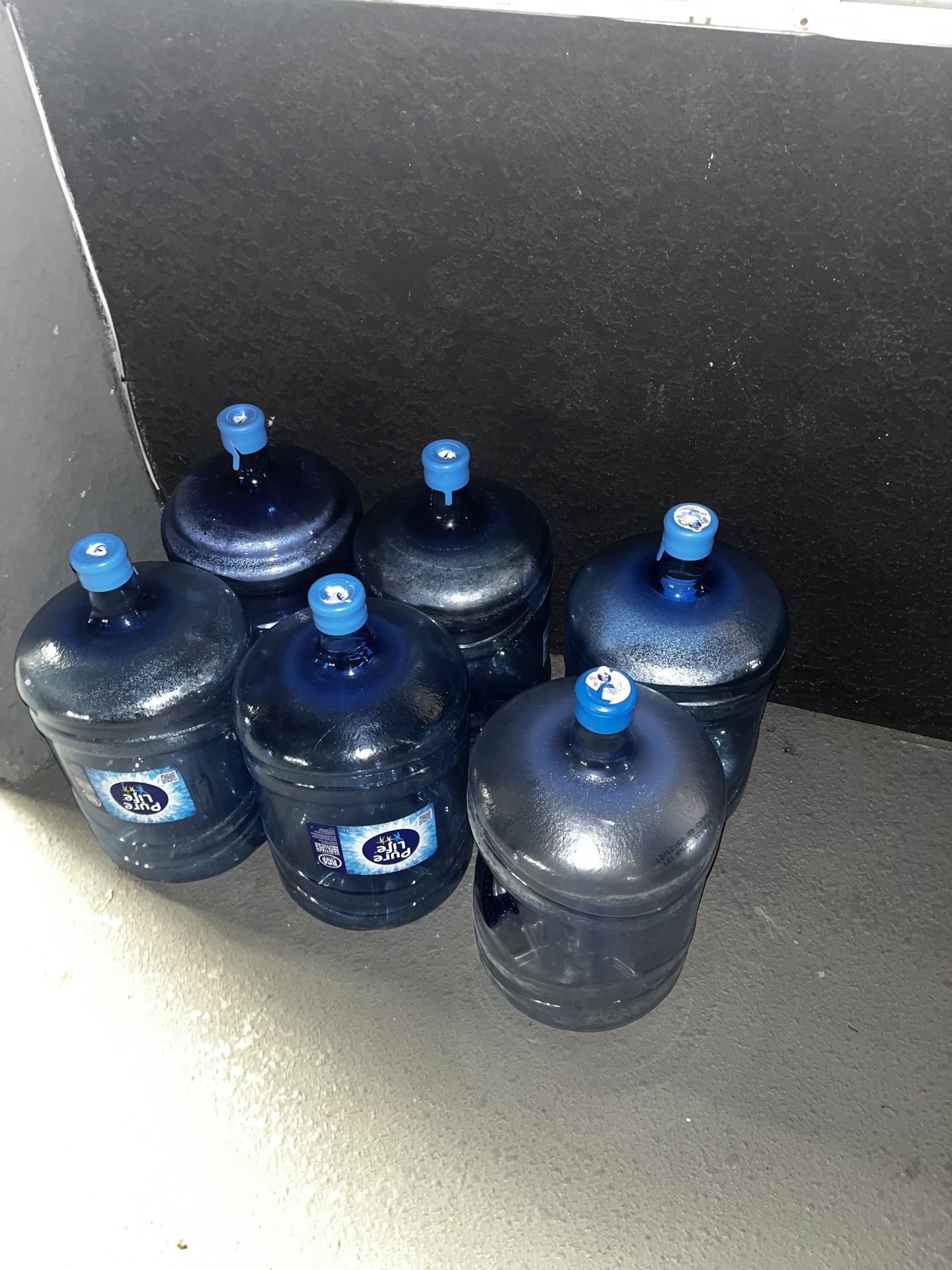 8 water jugs for sale