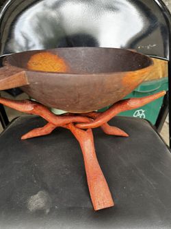 Handmade African Wooden Decor Set – Carved Coasters, Bowls, Figurines, Tribal Art 