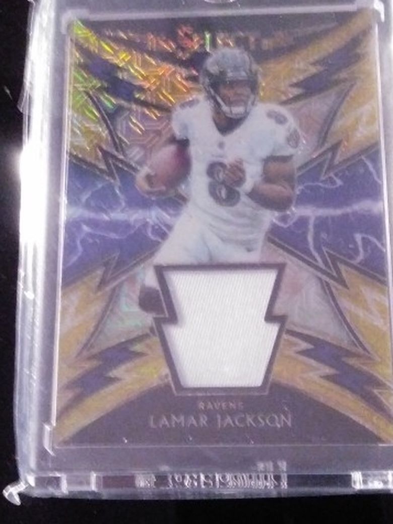 2018 Select football Lamar Jackson RC #34 7/10