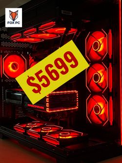🦊 FOX  03 🦊 TOP HIGH END GAMING PC | DESKTOP | COMPUTER | RIG | AMD RYZEN 9-9950X3D  | NVIDIA RTX 5090 | 64 GB DDR5 RAM | 2 TB SSD | 360MM AIO.