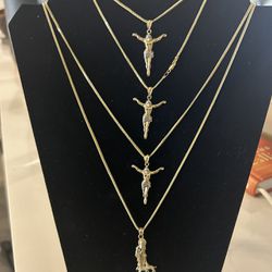 10k Gold Chain And Pendant