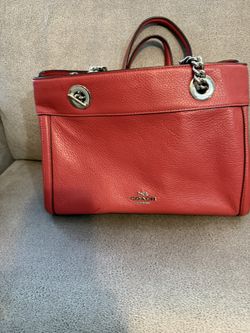 Coach Red Handbag