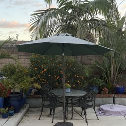 Patio Umbrella And Stand  1 For $40 Or 2 For $75