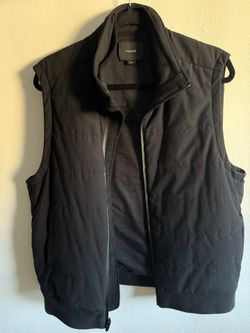 Vince Men’s Black Vest – Size Medium