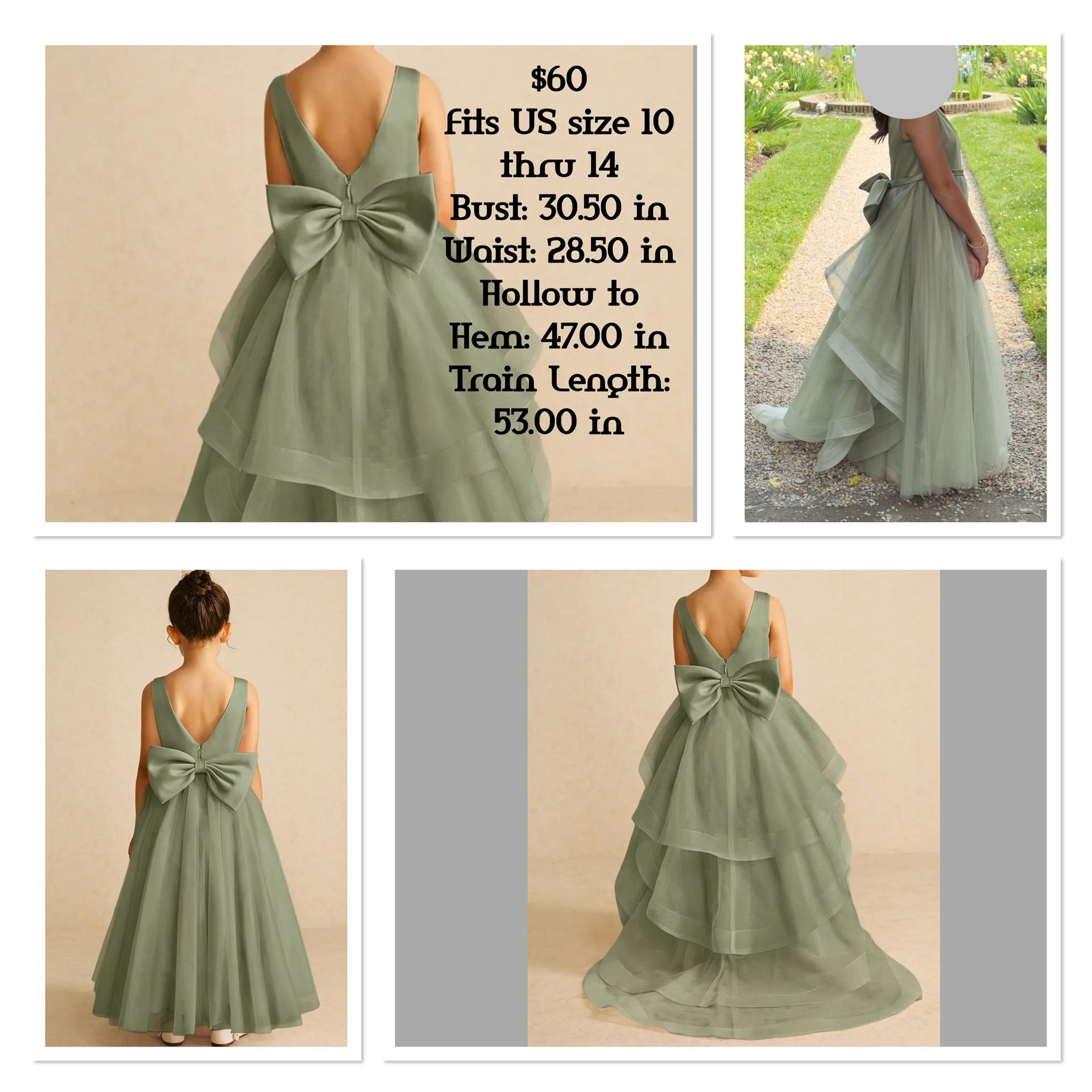 Girl’s Evening Dress Flower Girl Dress Girl Dress