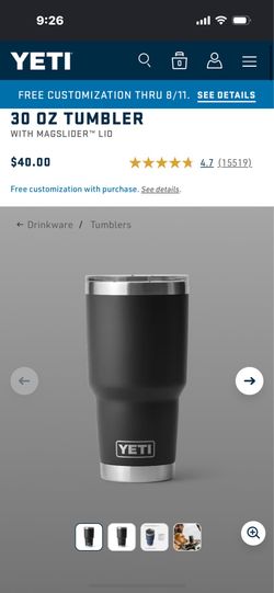 *BRAND NEW* YETI RAMBLER 30 OZ TUMBLER