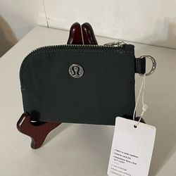 Lululemon Card Case Dark Green Never Used