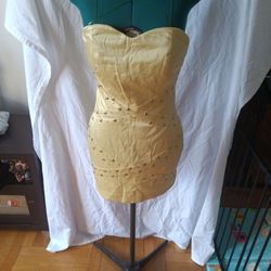 Elite Collection Yellow Dress 