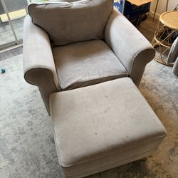 Love Seat And Ottoman