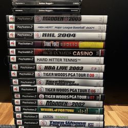Ps2 And PS1 Game Lot