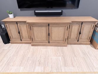 Restoration Hardware RH  TV Stand Media Console Cabinet