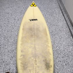 7’6” Al Merrick Channel Islands Surfboard Semi  Gun 