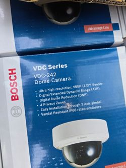 NIB x12 Bosch VDC-242V03-2 Outdoor rated security cameras
