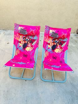 Both High School Musical Kids Folding Beach Chairs – Set of 2