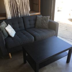 2-seat Sofa & Coffee Table