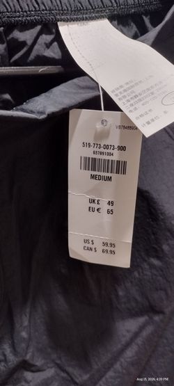 Brand new Wind Breaker type pants size Medium