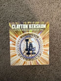 Kershaw World Series Replica Ring