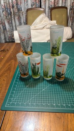 Blakely’s frosted glasses from the 50s
