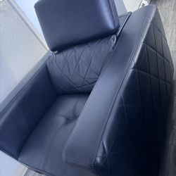Sofia Vegara Blue leather Armchair 