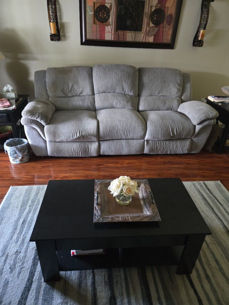 Sofa,recliner 0n Both Ends