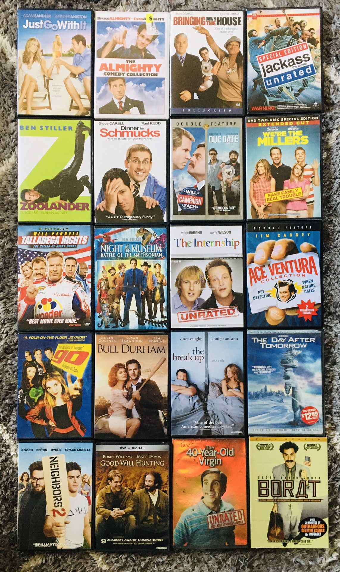 DVD Movies 20 For $20