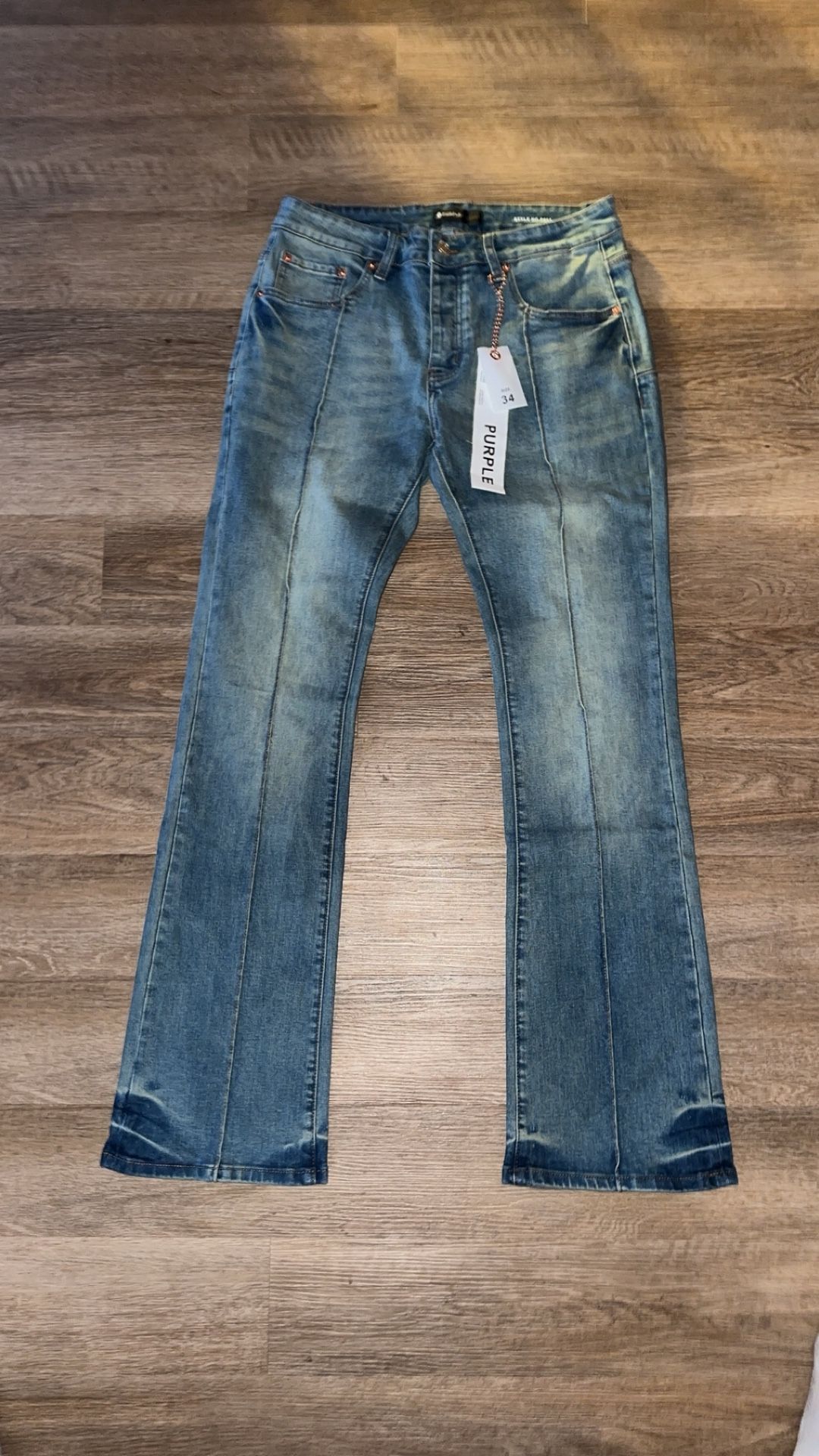 Flared Purple Jeans