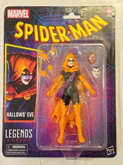 MARVEL LEGENDS SERIES.  SPIDER-MAN.  HALLOWS' EVE 6 " ACTION FIGURES