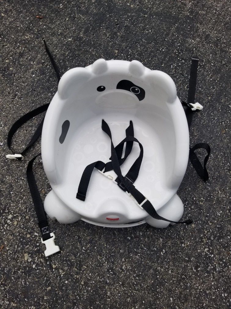 Fisher Price cow booster seat with straps
