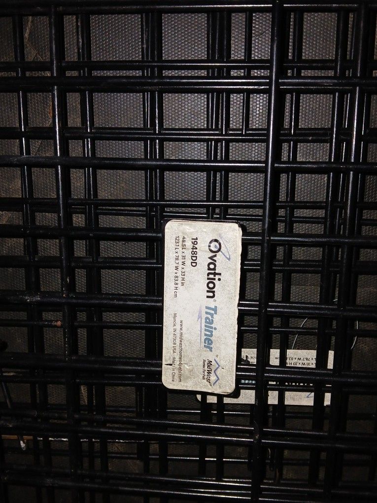 Large Metal Dog Crate