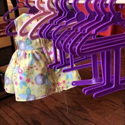 12 Doll Clothes Hangers