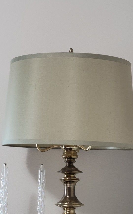 Large Solid Brass Lamp 