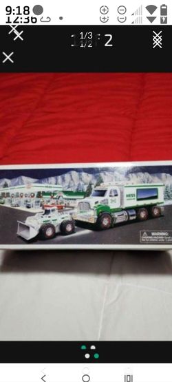 2008 Hess Toy Truck and Front Loader