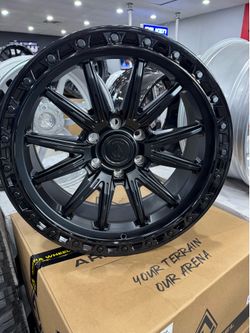 ARENA A132 20x9 6x139 OFFSET 0mm SATIN BLACK CENTER GLOSSY BLACK LIP