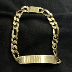 SOLID 14kt Gold Name Bracelet