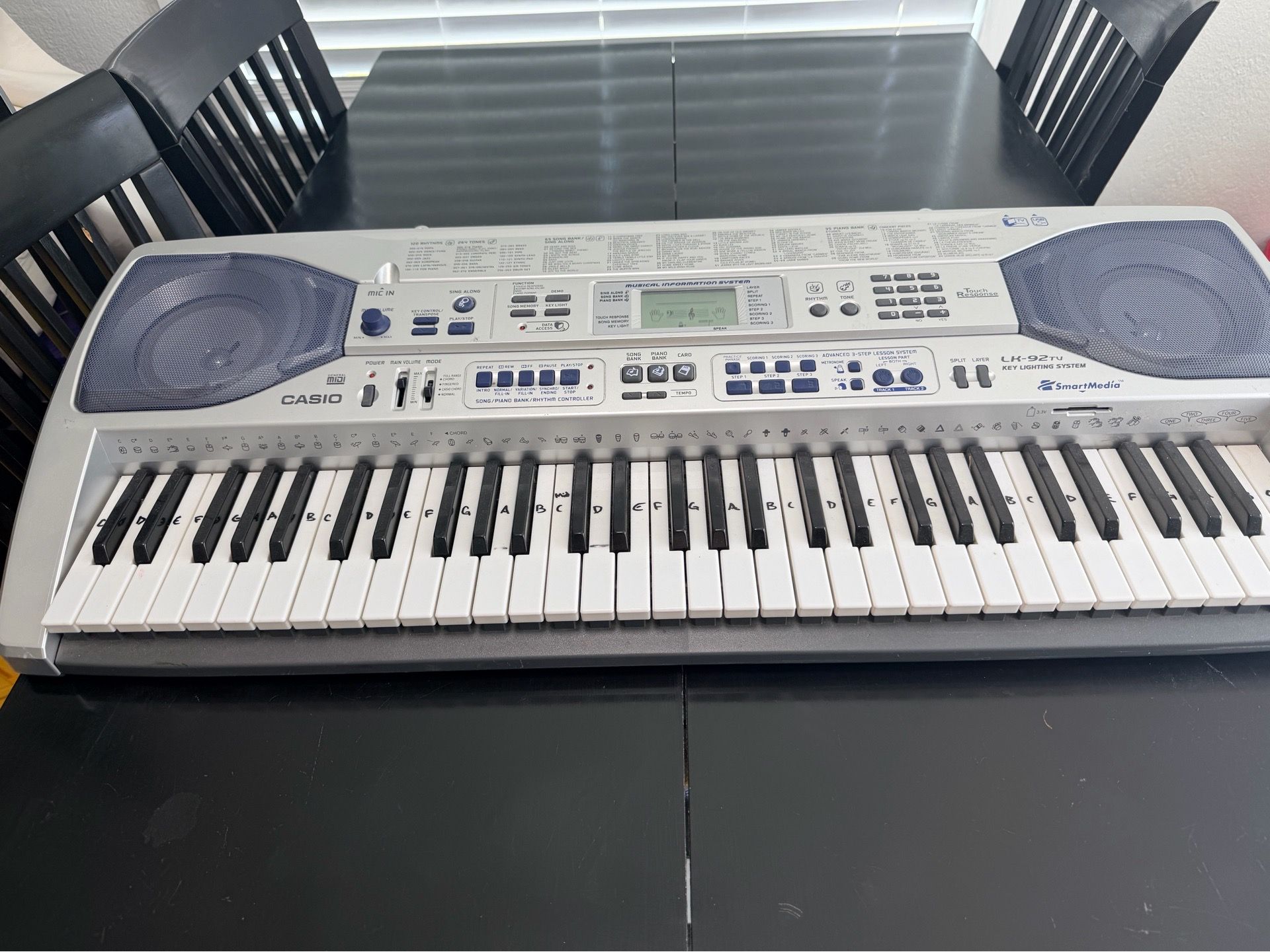 Casio LK-92TV 61-Key Electronic Keyboard