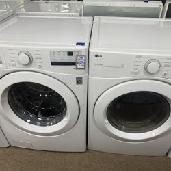 LG WASHER & ELECTRIC DRYER