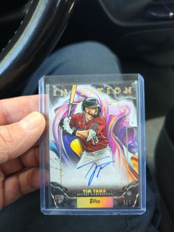 Tim Tawa Topps Inception RC Auto 1/1