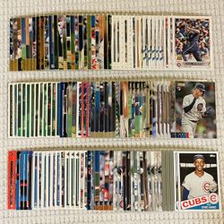 Chicago Cubs 125 Card Baseball Lot!