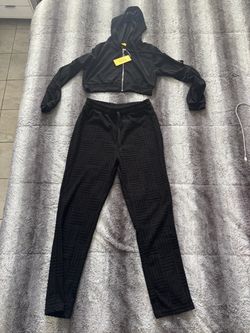 Crop top track suits 2 color sets