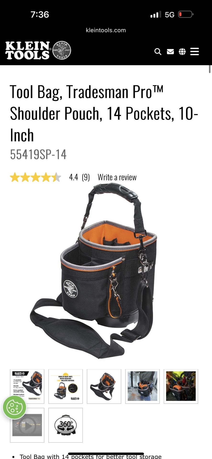 New Klein Tools Tool Bag
