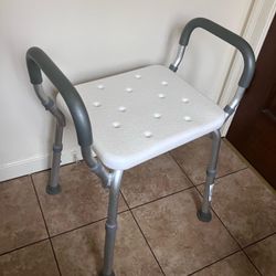White Shower Chair