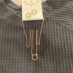 Necklace And Earrings 