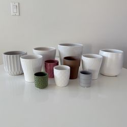 Assorted Flower Pots 