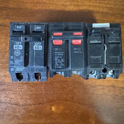 Breakers 20,40,100 amp